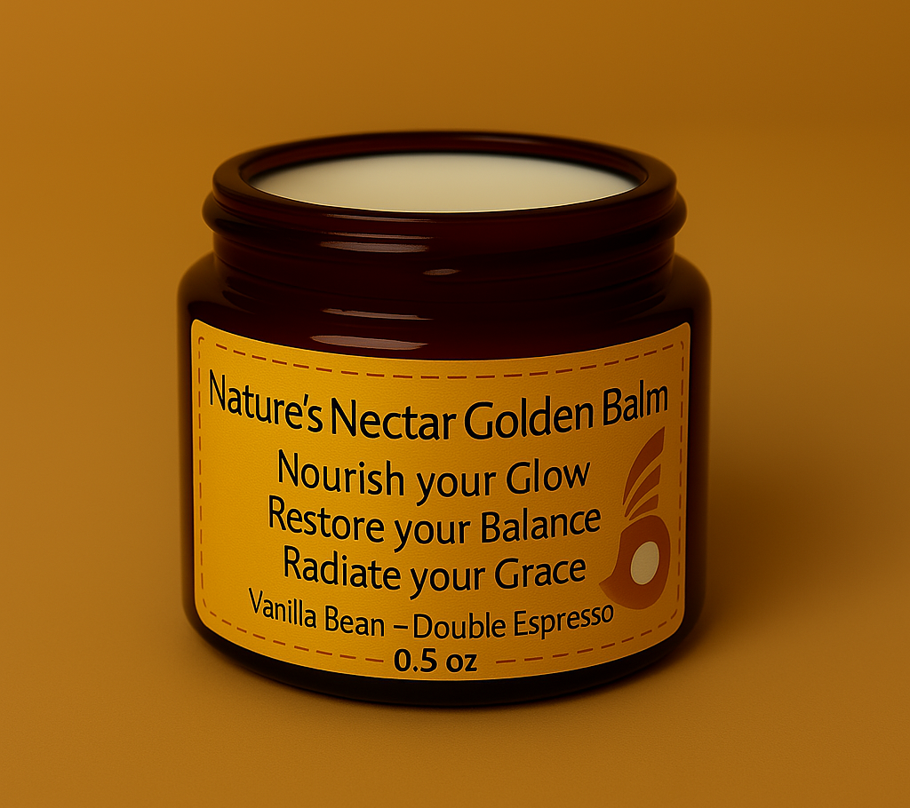 Travel Jar - 0.5oz tallow balm in amber glass